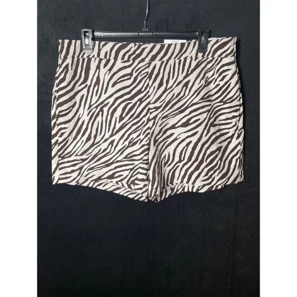 Charter Club Shorts Charter Club High Rise Zebra Print Shorts Poshmark